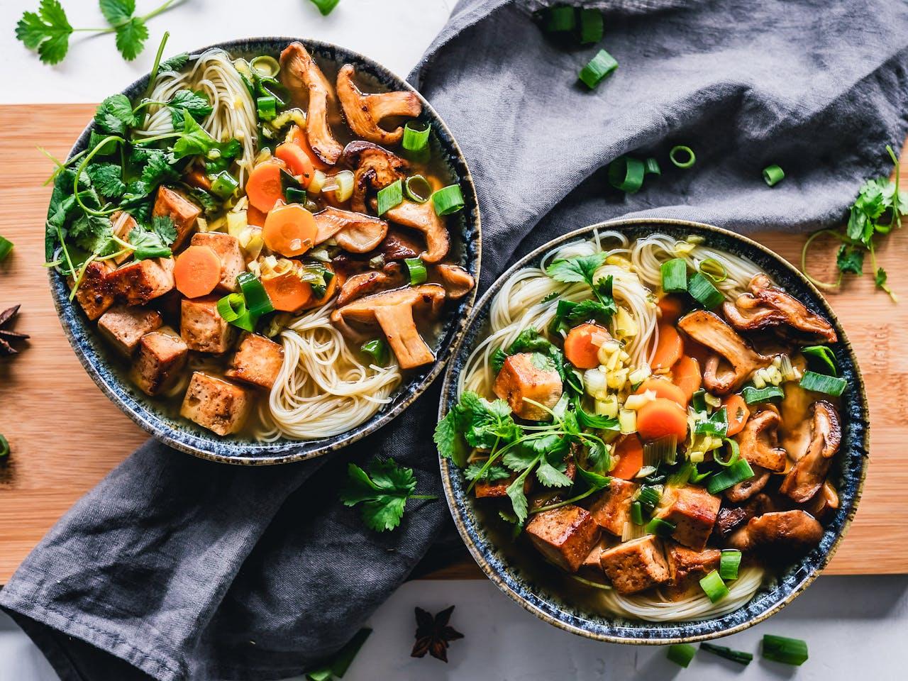 Veggie Stir-Fry with Tofu and Savory Sesame Sauce